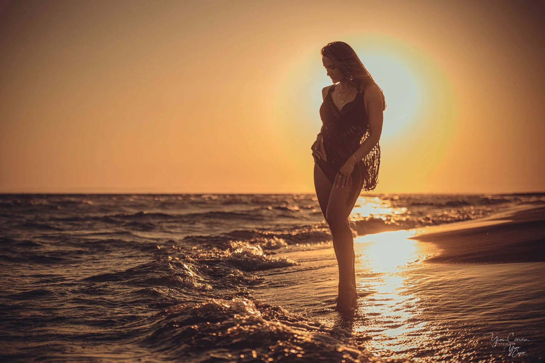 Photographe Portrait Plage Camargue Silhouette Sunset 06